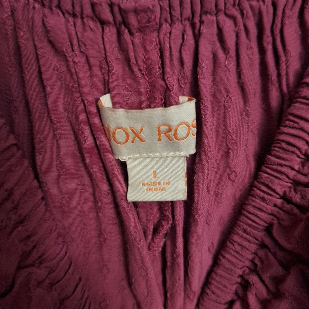 Purple Ruffle Top By Knox Rose - Picture 2 of 2